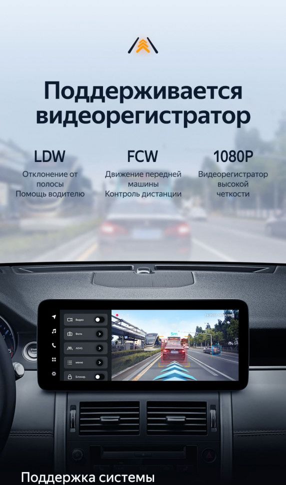 Штатная магнитола Teyes LUX ONE 6/128 Land Rover Discovery Sport L550 (2014-2019) Тип-A
