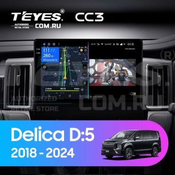 Штатная магнитола Teyes CC3 4/32 Mitsubishi Delica D:5 (2018-2024)