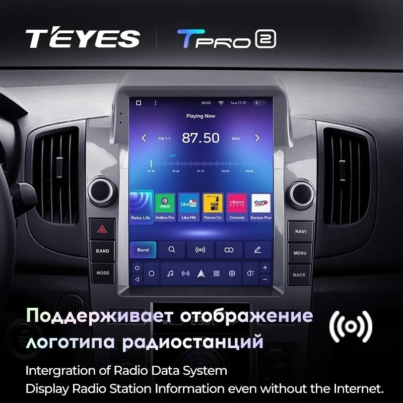 Штатная магнитола Tesla style Teyes TPRO 2 4/64 Kia Cerato 2 TD (2008-2013) F2