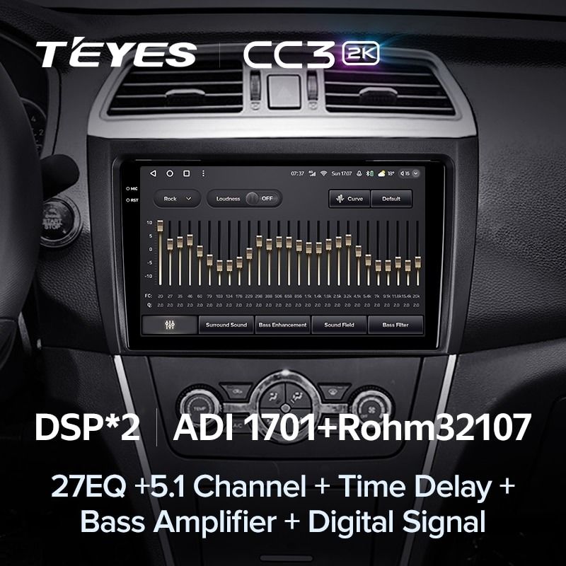 Штатная магнитола Teyes CC3 2K 4/64 Lifan 650EV (2015-2019)