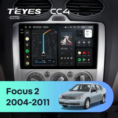 Штатная магнитола Teyes CC4 6/64 Ford Focus 2 Mk 2 (2004-2011) F2