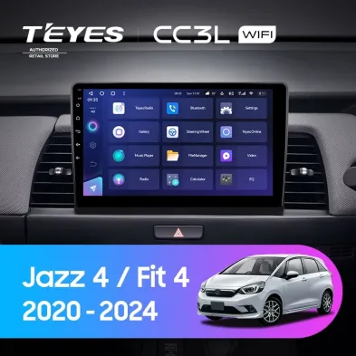 Штатная магнитола Teyes CC3L WiFi 2/32 Honda Fit 4 (2020-2024) Тип-A Правый руль