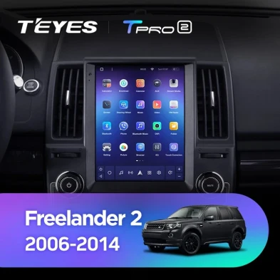 Штатная магнитола Tesla style Teyes TPRO 2 3/32 Land Rover Freelander 2 (2006-2012) Тип-B