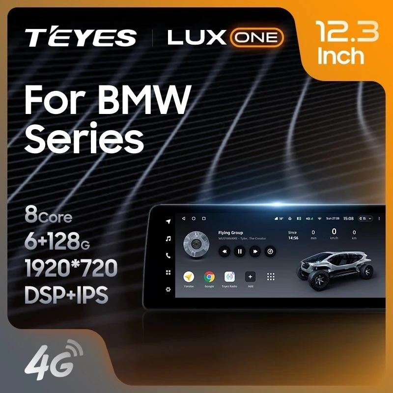 Штатная магнитола Teyes LUX ONE 6/128 BMW 3 серия E90 / E92 / E93 / E91 (CIC) (2004-2014)