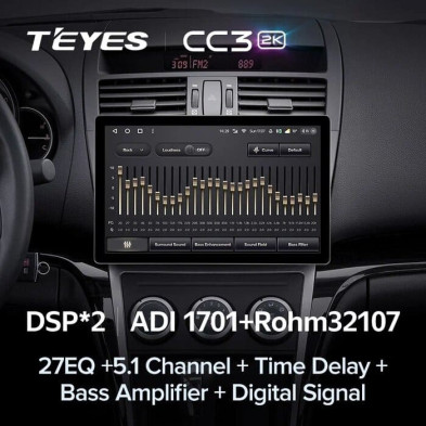 Штатная магнитола Teyes CC3 2K 4/64 Mazda 6 2 GH (2007-2012) (11")