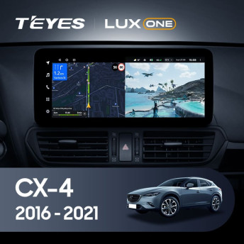 Штатная магнитола Teyes LUX ONE 6/128 Mazda CX-4 (2016-2021) Тип-A