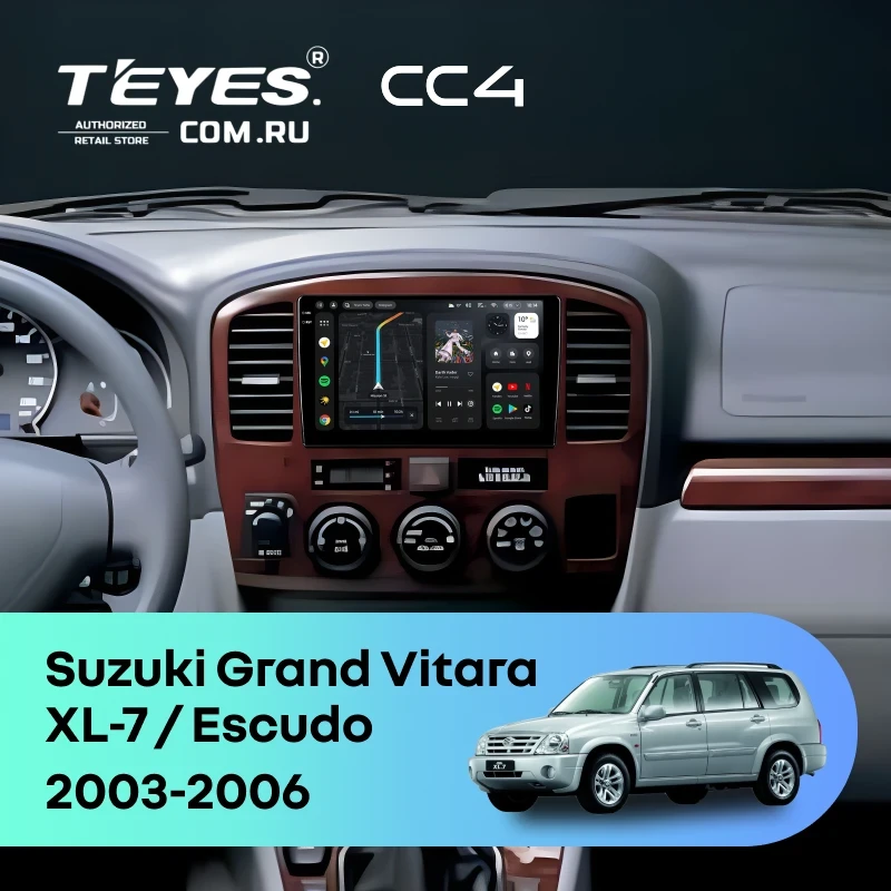 Штатная магнитола Teyes CC4 8/128 Suzuki Grand Vitara XL-7 (2003-2006)