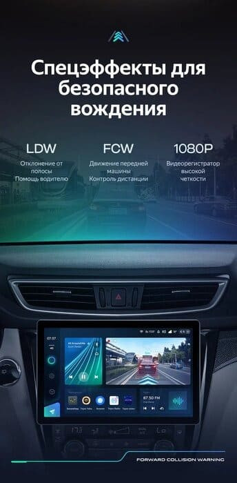 Штатная магнитола Teyes CC3 2K 6/128 Nissan Qashqai 2 (2013-2021) F2 Тип-AВ (13")