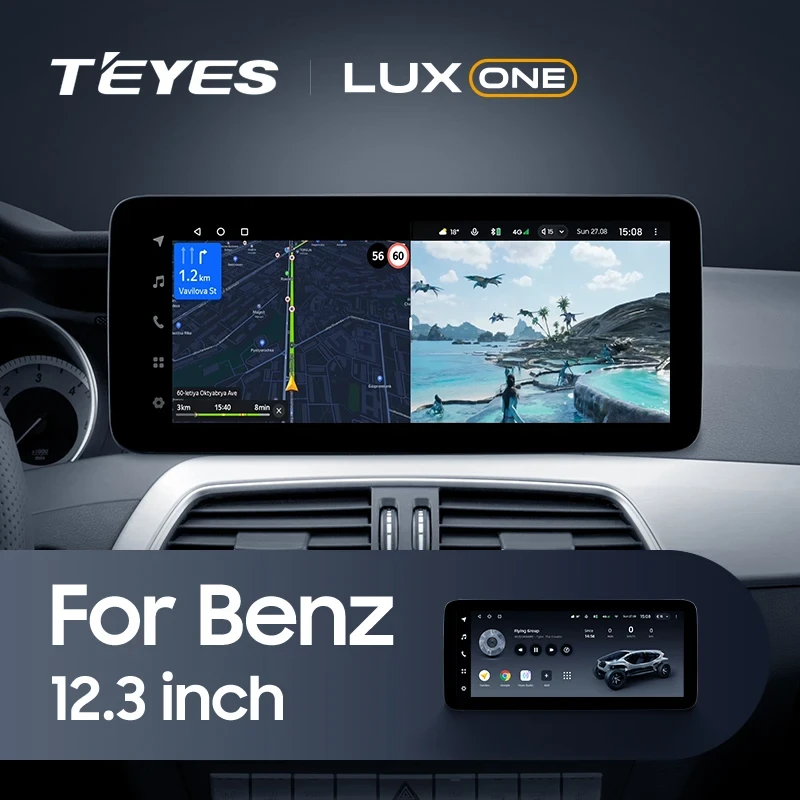Штатная магнитола Teyes LUX ONE 6/128 Mercedes-Benz E-Class 4 W212 S207 A207 S212 C207 (NTG 4.5) (2013-2016) F2
