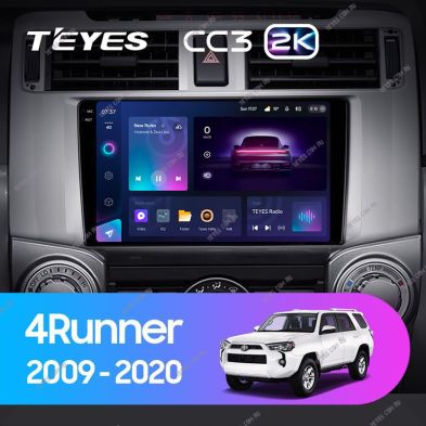 Штатная магнитола Teyes CC3 2K 4/32 Toyota 4Runner 5 N280 (2009-2020)
