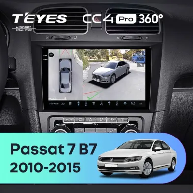 Штатная магнитола Teyes CC4 Pro 360 8/128 Volkswagen Passat 7 B7 (2010-2015)