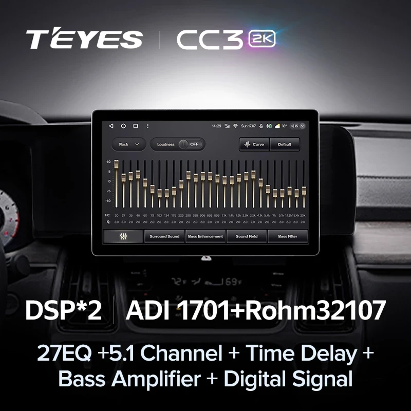 Штатная магнитола Teyes CC3 2K 4/32 Kia Sorento 4 MQ4 (2020-2024) (13")