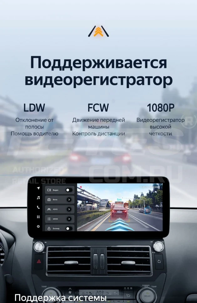 Штатная магнитола Teyes LUX ONE 360 6/128 Toyota Land Cruiser Prado 150 (2013-2017) F2