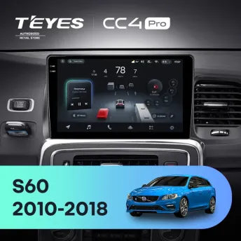 Штатная магнитола Teyes CC4 Pro 8/128 Volvo S60 Y20 (2010-2018)