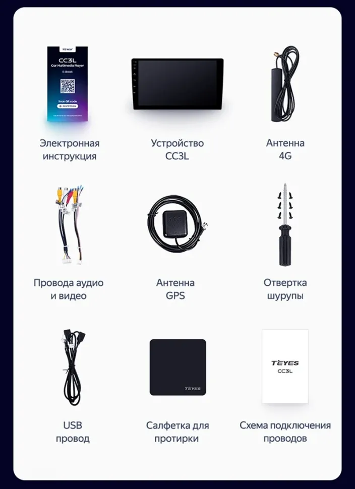 Штатная магнитола Teyes CC3L 4/32 JAC Sunray 2022