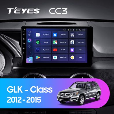 Штатная магнитола Teyes CC3 4/32 Mercedes-Benz GLK-Class X204 (2012-2015)