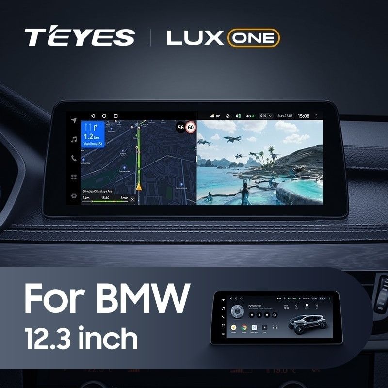 Штатная магнитола Teyes LUX ONE 6/128 BMW X3 F25 (NBT) (2014-2017)