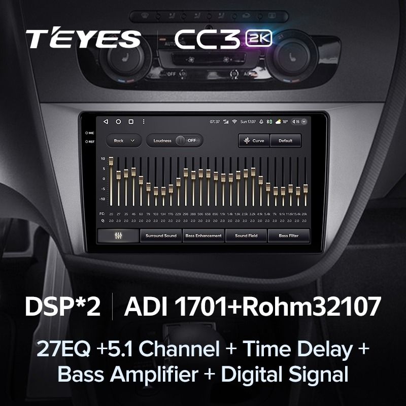 Штатная магнитола Teyes CC3 2K 4/32 Seat Leon 2 (2005-2012) F2