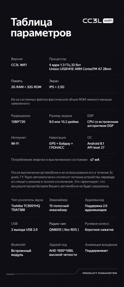 Штатная магнитола Teyes CC3L WiFi 2/32 Mercedes-Benz Vito W639 (2010-2015)