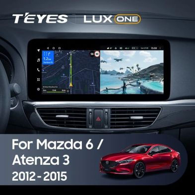 Штатная магнитола Teyes LUX ONE 6/128 Mazda Atenza 3 (2012-2015) Тип-B Правый руль
