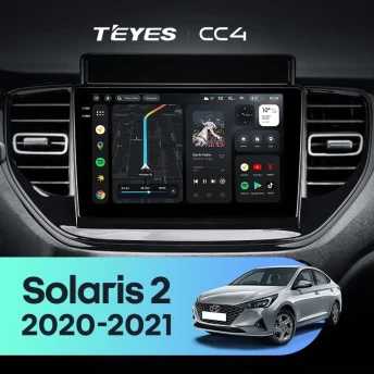 Штатная магнитола Teyes CC4 6/64 Hyundai Solaris 2 (2020-2021)