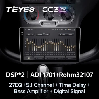 Штатная магнитола Teyes CC3 2K 360 6/128 Toyota Echo (1999-2005) F1