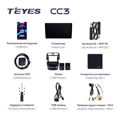 Штатная магнитола Teyes CC3L 4/32 Nissan Teana J31 (2003-2008) F2