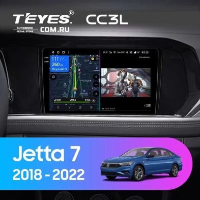 Штатная магнитола Teyes CC3L 4/64 Volkswagen Jetta 7 (2018-2022)