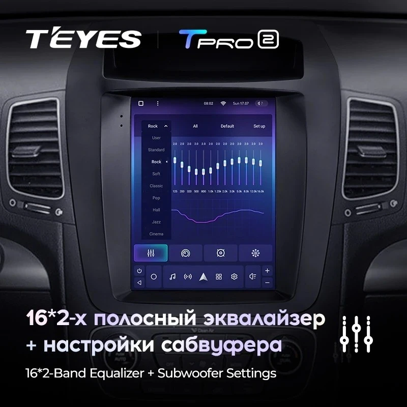 Штатная магнитола Tesla style Teyes TPRO 2 3/32 Kia Sorento 2 XM (2012-2021) HIGH F2