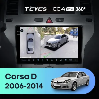Штатная магнитола Teyes CC4 Pro 360 12/256 Opel Corsa D (2006-2014) F2