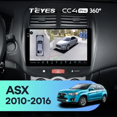 Штатная магнитола Teyes CC4 Pro 360 12/256 Mitsubishi ASX 1 (2010-2016) Тип-B