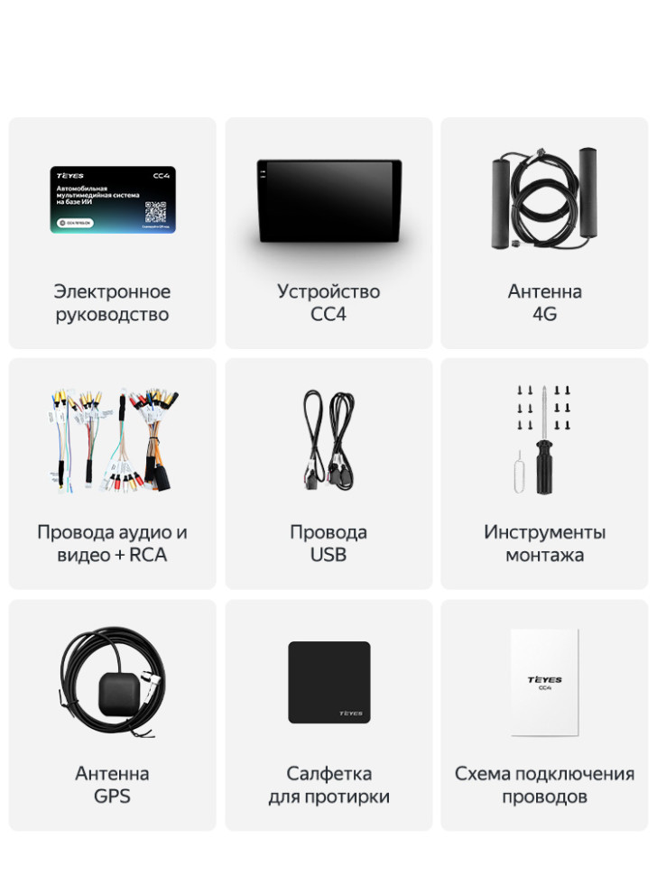 Штатная магнитола Teyes CC4 8/128 Peugeot 308 (2007-2015)