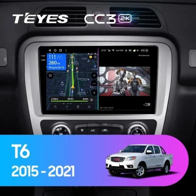 Штатная магнитола Teyes CC3 2K 4/32 JAC T6 (2015-2021)