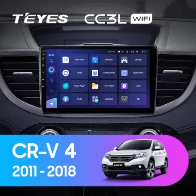 Штатная магнитола Teyes CC3L WiFi 2/32 Honda CR-V 4 RM RE (2011-2018) Тип-B