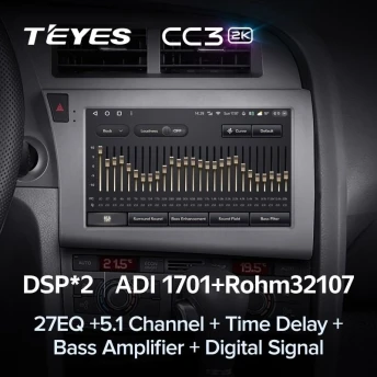 Штатная магнитола Teyes CC3 2K 6/128 Audi S6 3 (2006-2011)