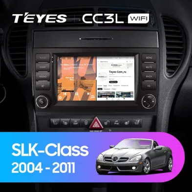 Штатная магнитола Teyes CC3L WiFi 2/32 Mercedes-Benz SLK-Class 2 R171 (2004-2008) 7"