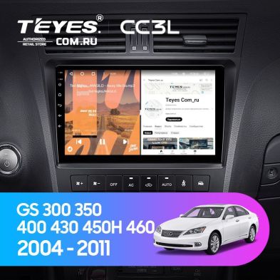 Штатная магнитола Teyes CC3L 4/32 Lexus GS300 350 400 430 450h 460 (2004-2011)