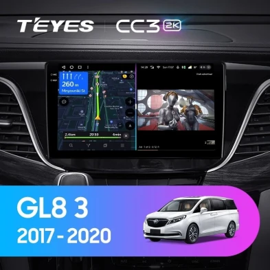 Штатная магнитола Teyes CC3 2K 4/32 Buick GL8 3 (2017-2020)