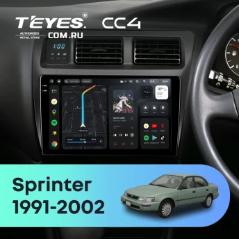 Штатная магнитола Teyes CC4 6/64 Toyota Sprinter 7 E100 (1991-2002) Правый руль F1