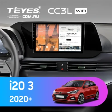 Штатная магнитола Teyes CC3L WiFi 2/32 Hyundai i20 3 (2020-)