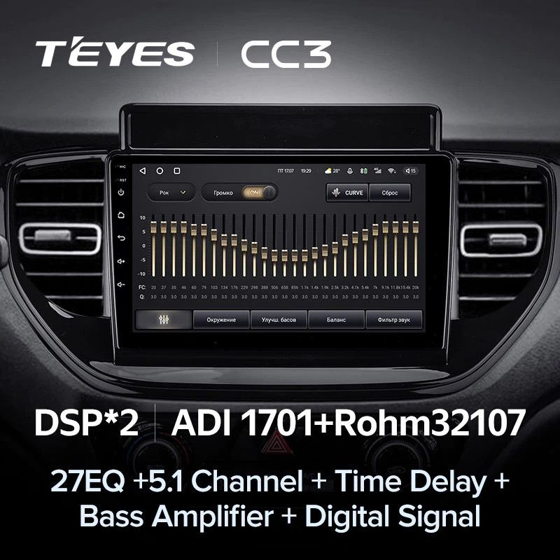 Штатная магнитола Teyes CC3 4/32 Hyundai Solaris 2 (2020-2021)