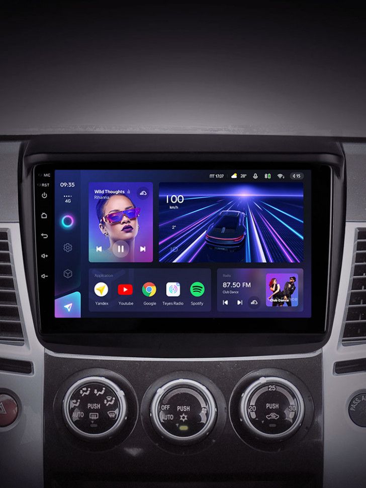 Штатная магнитола Teyes CC3 4/32 Mitsubishi Pajero Sport 2 (2008-2016)