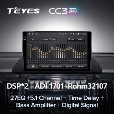 Штатная магнитола Teyes CC3 2K 360 6/128 Iveco Daily (2023-2024)