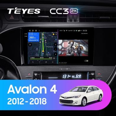 Штатная магнитола Teyes CC3 2K 4/32 Toyota Avalon IV XX40 (2012-2018)