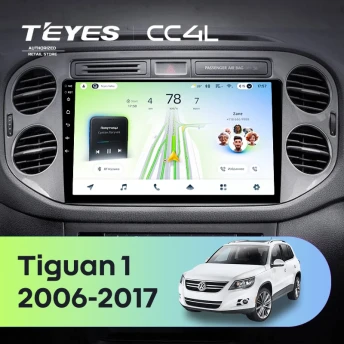 Штатная магнитола Teyes CC4L 6/64 Volkswagen Tiguan 1 NF (2006-2017)