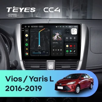 Штатная магнитола Teyes CC4 6/64 Toyota Yaris L (2016-2019)