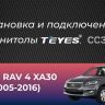 Штатная магнитола Teyes CC3 2K 360 6/128 Toyota RAV4 3 XA30 (2005-2016) F1 9"
