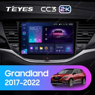 Штатная магнитола Teyes CC3 2K 360 6/128 Opel Grandland (2017-2022) Тип-B