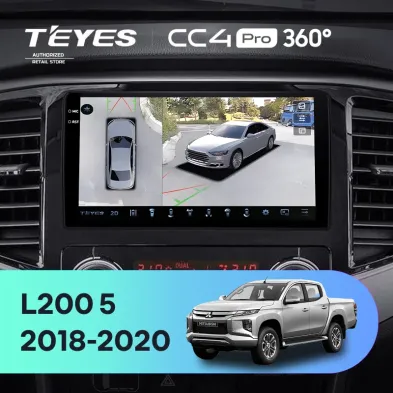 Штатная магнитола Teyes CC4 Pro 360 8/128 Mitsubishi L200 5 (2018-2020) F1