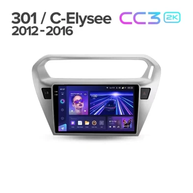 Штатная магнитола Teyes CC3 2K 360 6/128 Citroen C-Elysee (2012-2016) F2